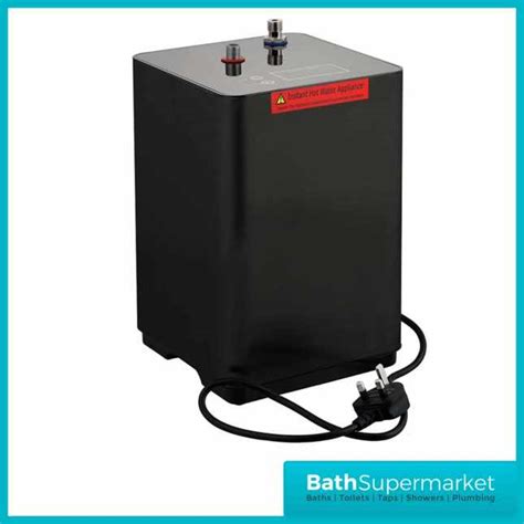 Ellsi Gun Metal Designer In Instant Hot Water Kitchen Mixer Tap System Kit BATH SUPERMARKET