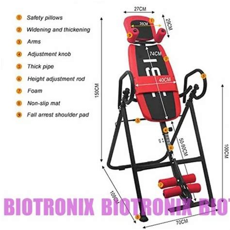 mild steel rectangular inversion table heavy duty folding inversion