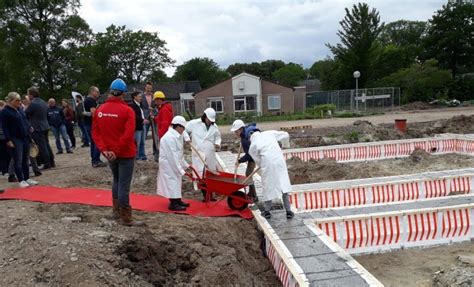 Dantuma Wegkamp Actueel Officiële start bouw 24 cliëntwoningen