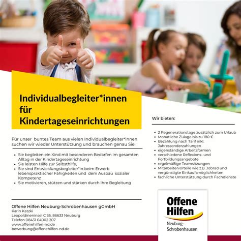 Individualbegleiter*innen für Kindertageseinrichtungen