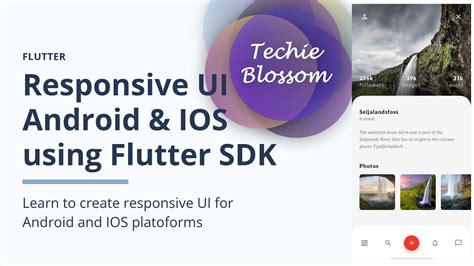 Responsive Ui Using Flutter Sdk Android Ios Youtube