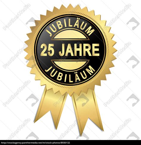 Jubiläum 25 Jahre Lizenzfreies Foto 8930132 Bildagentur