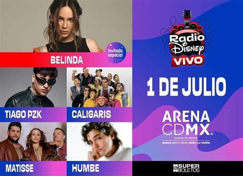 Radio Disney Vivo En M Xico Por Primera Vez Belinda Como Invitada