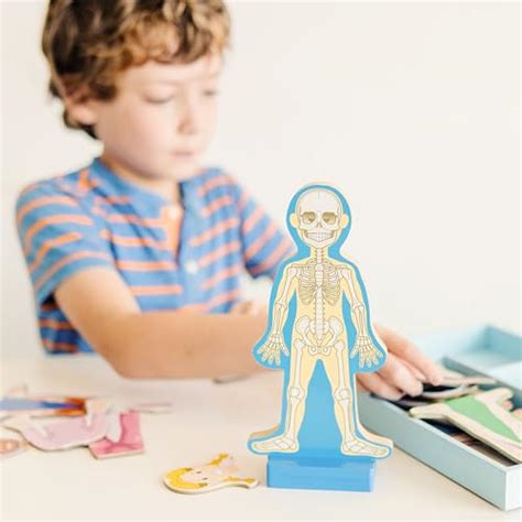 Melissa Doug Magnetic Human Body Anatomy Play Set With Magnetic