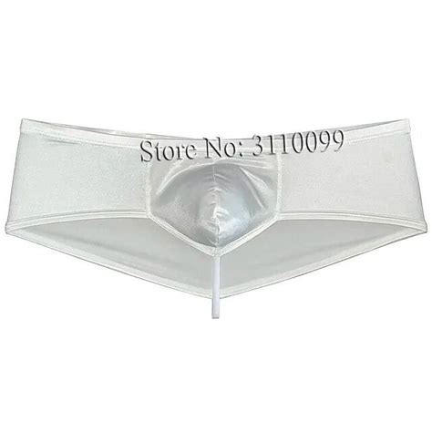 Mens Pouch Bikini Gloss Wet Look Boxer Briefs 1 2 Buttocks Shorts Underwear Walmart