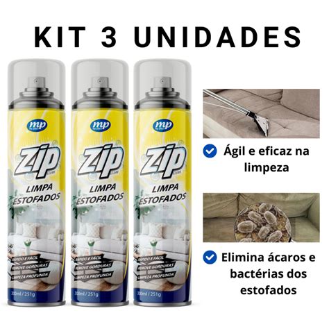 Melhor Produto Para Limpar Sofa A Seco - Limpa Estofado ZIP 300ml - Produto para Limpar Sofá a Seco com Espuma ...
