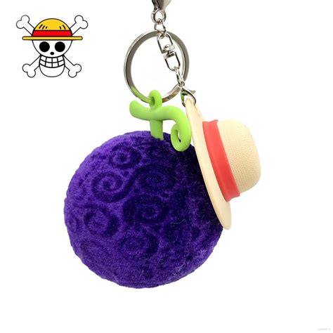 Hobby One Piece Anime Keychain Cosplay Devil Fruit Keyring Luffy Key