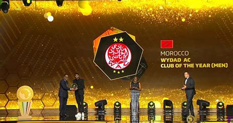 Caf Awards 2022 Le Wydad Casablanca Sacré Meilleur Club Africain De L