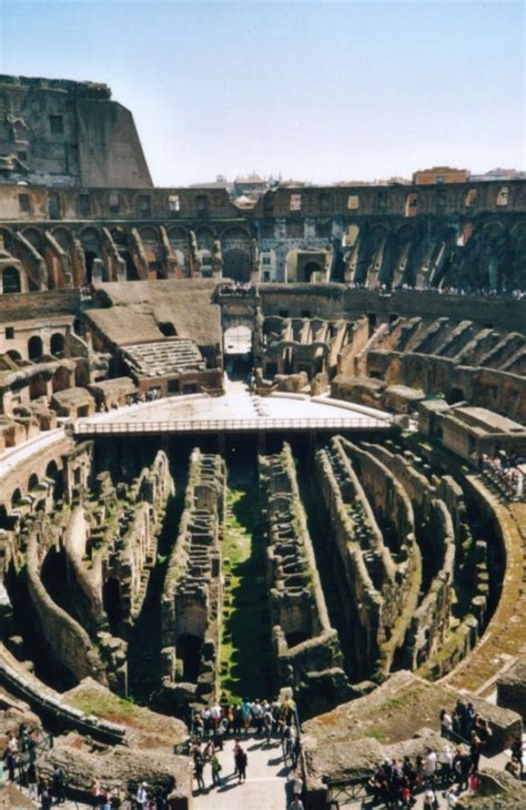 Underground The Colosseum Net The Resourceful Site On The Colosseum