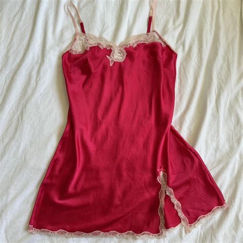 Victorias Secret Hot Pink Lingerie Dress Depop