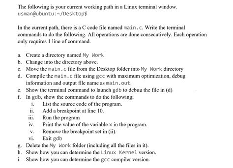 current working path   linux cheggcom