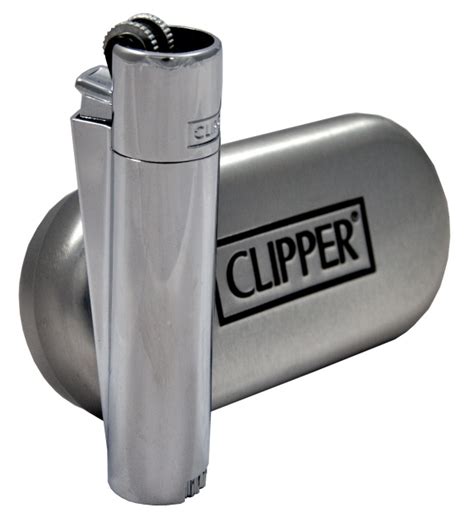 Clipper Silver lesklý zapalovač - Etabak.com