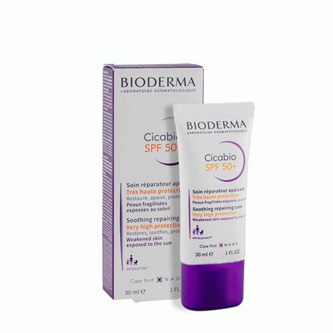 БИОДЕРМА ЦИКАБИО СЛЪНЦЕЗАЩИТЕН КРЕМ SPF 50+ 30 мл. / BIODERMA CICABIO ...