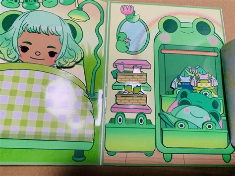 Toca Boca Frog Paper Doll House Assembled