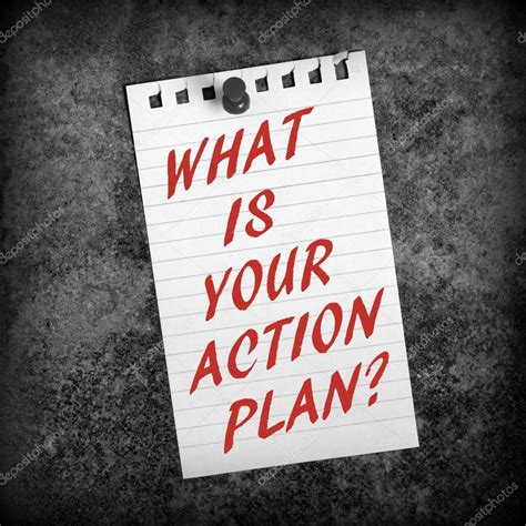 action plan stock photo thinglass