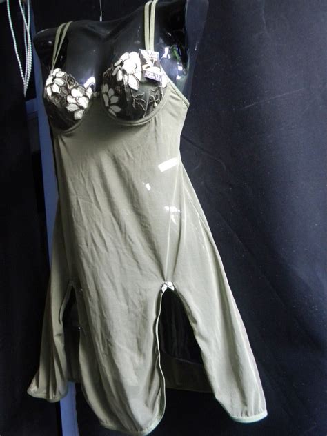 Valege Lingerie Set Babydoll M Tzen B Gel B B Khaki Sexy Ebay De