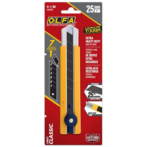 Olfa 25mm Snap Off Utility Knife The Home Depot Canada