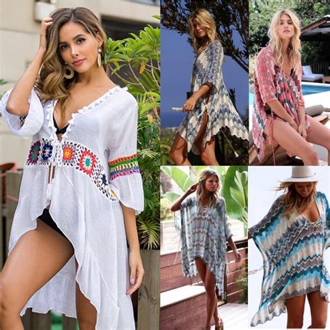 Loose Lace Crochet Bikini Cover Ups Beach Dress Power Day Sale