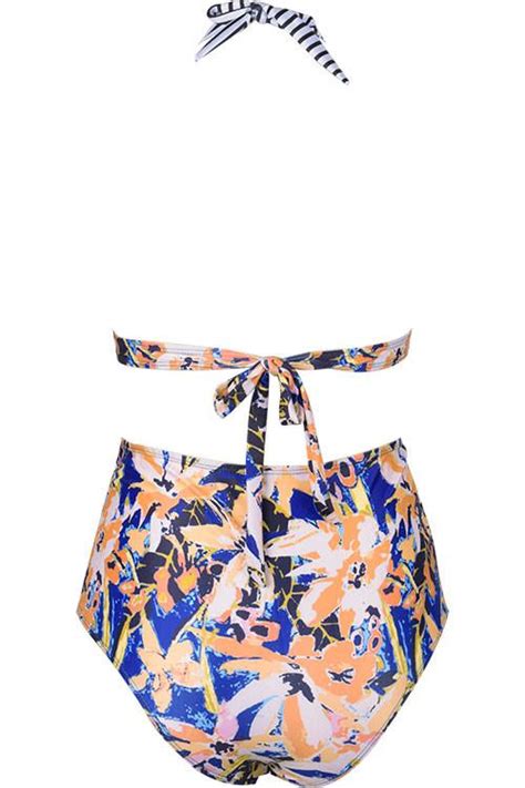 Chic Freely Floral High Waisted Bikini Set