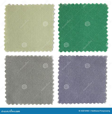 Set Of Fabric Swatch Samples Stock Photo Image Of Label Clothing