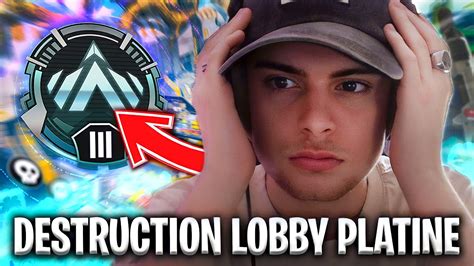 DESTRUCTION DES LOBBY PLATINE W Kratos Apex Legends YouTube