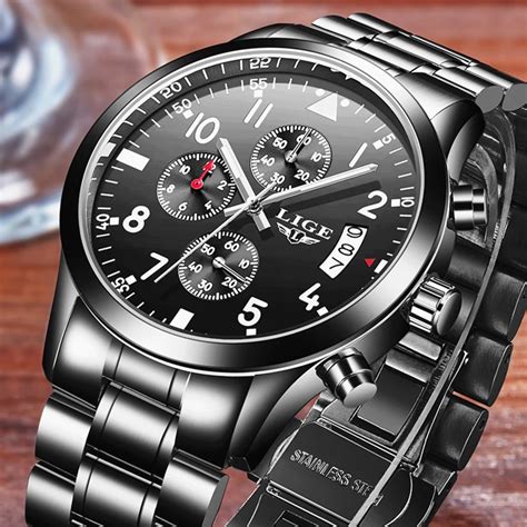 Aliexpress Buy Relogio Masculino Lige Men Watch Top Brand Luxury