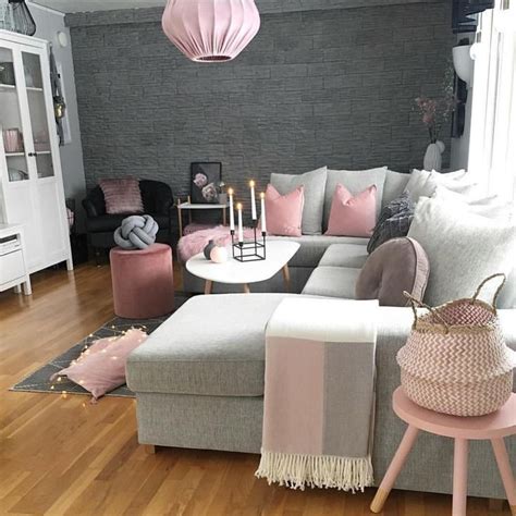 14+ Grey And Pink Living Room Ideas Background - ke-si