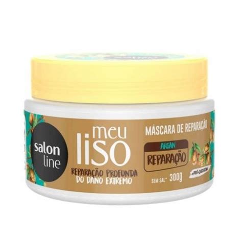 M Scara De Tratamento Salon Line Meu Liso Argan Repara O G