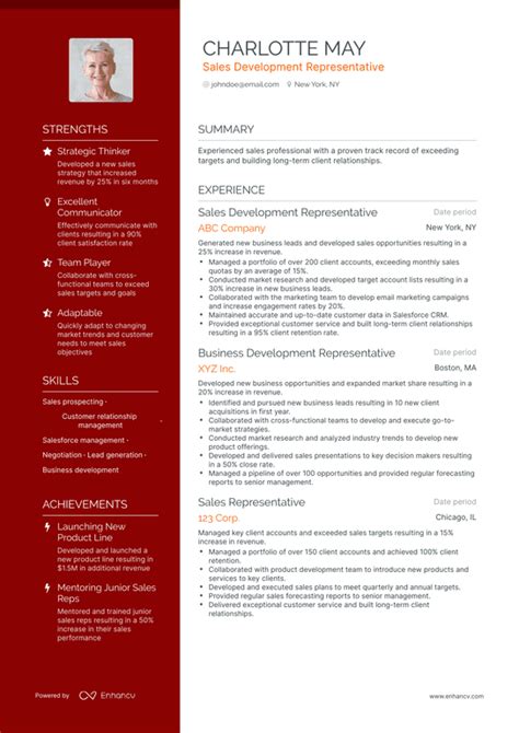 14 Sales Representative Resume Examples Guide For 2024