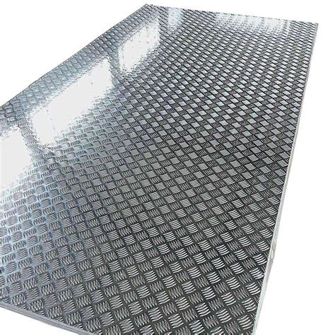 Aluminum Checkered Plate Sheet 1060 H14 5 Bar Anti Slip Aluminum