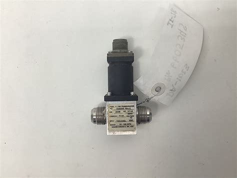 660534s Shadin Fuel Flow Transducer 660534s