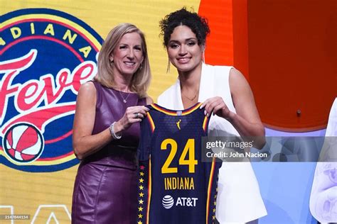 Cathy Engelbert And Celeste Taylor At The Wnba Draft 2024 Held At The