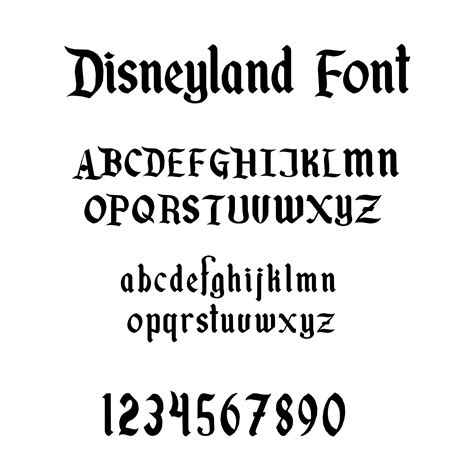 Disneyland Text Svg Disneyland Alphabet Svg Disneyland Font Svg