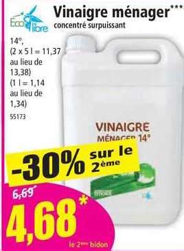 Promo Vinaigre Ménager chez Norma iCatalogue fr