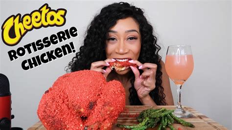 HOT CHEETO ROTISSERIE WHOLE CHICKEN MUKBANG YouTube