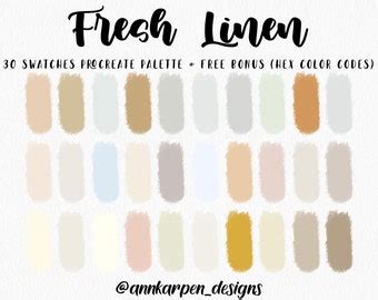 Soft Nude Swatches Etsy