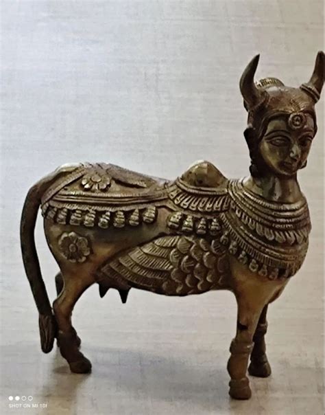 Brass Kamdhenu Cow At Rs Piece Brass Cow Statue In Ghaziabad