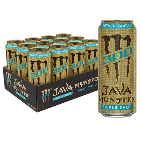 Monster Energy Java 300 Triple Shot Robust Coffee French Vanilla 15