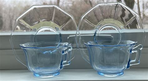 Cambridge Light Blue Decagon Etsy
