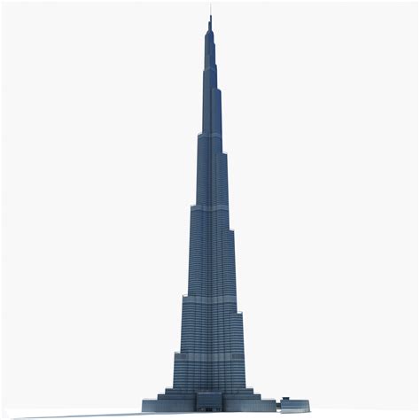 3d Model Accurate Burj Khalifa