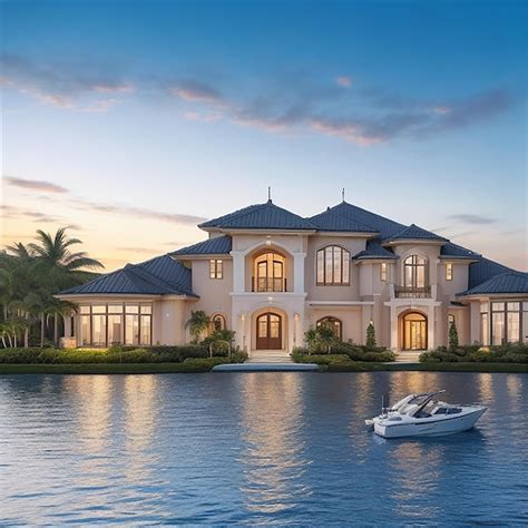 Premium Ai Image Discover Your Dream Waterfront Luxury Real Estate