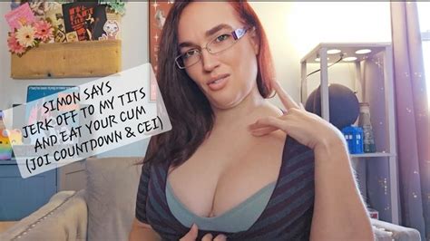 Simon Says Jerk Off To My Tits And Eat Your Own CUM JOI Alleria Mystic Clips4sale
