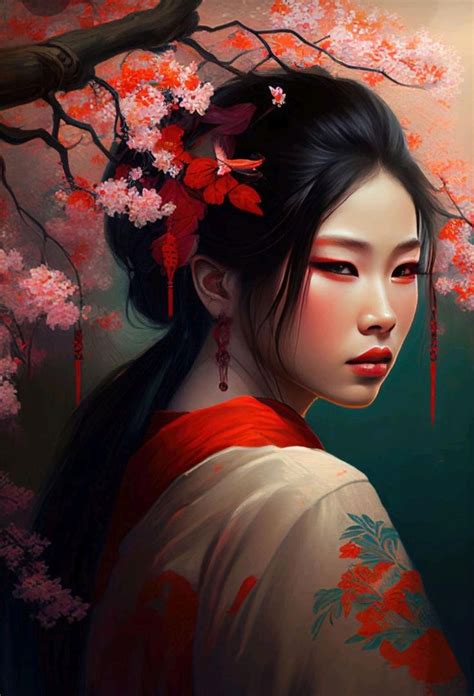 Pin by Eszter Lévai on A te Pinjeid Japan art Japanese art Female