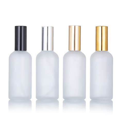 Empty Customize Clear Frosted Perfume Glass Fine Mist Spray Bottle With