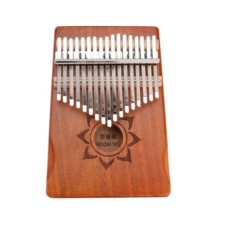 Sywqhk 17 teclas madera caoba Kalimba pulgar Piano dedo percusión