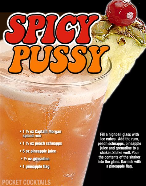 Spicy Pussy Pocket Cocktails