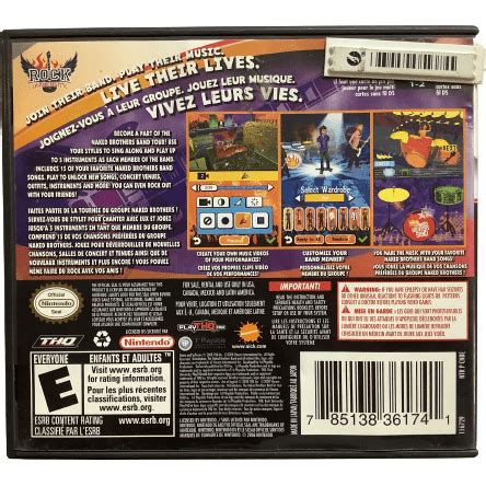 Nintendo DS The Naked Brothers Band Game Video Game OPENED CanadaWide Liquidations
