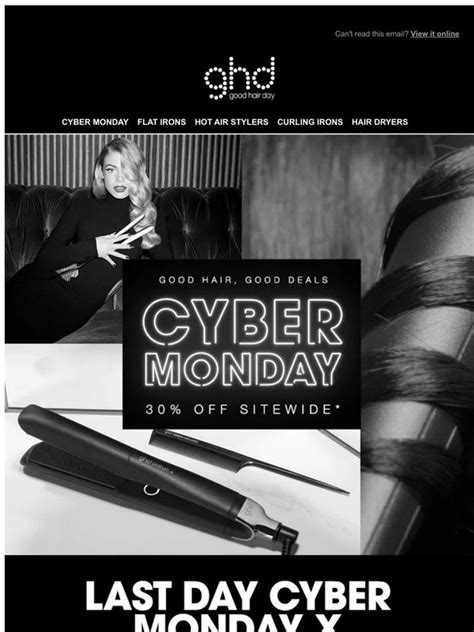 Ghd Last Day For Cyber Monday Milled