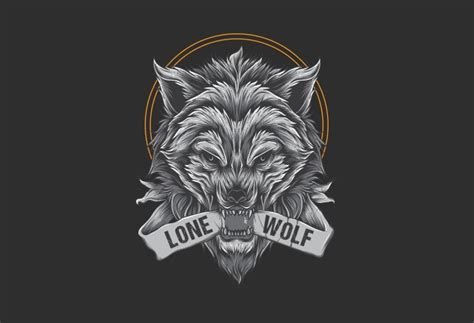 Lone Wolf T Shirt Design Buy T Shirt Designs