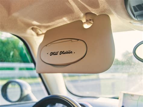 Milf Mobile Car Window Decal Funny Milf Mom Energy Tiny Sticker For Cars Adult Decals Auto